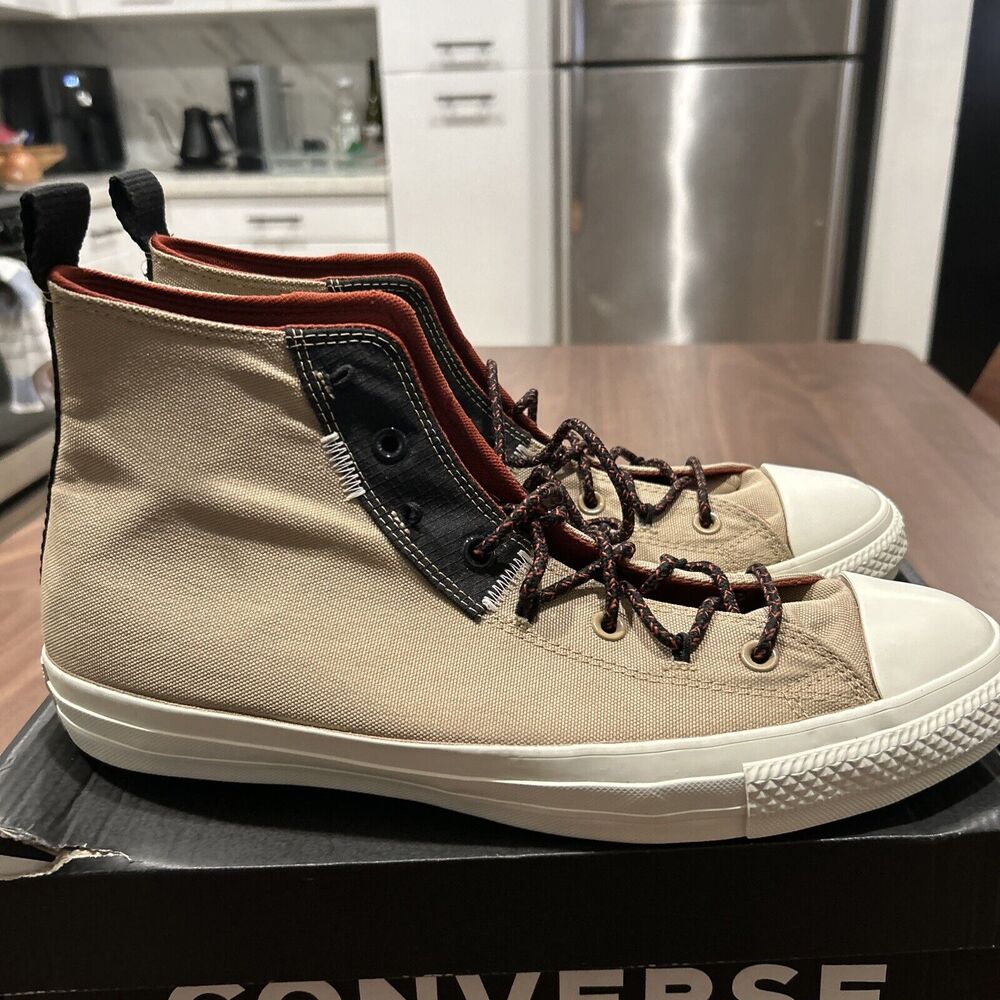 Converse Mens Converse CTAS HI - Mens Shoes Beige/Orange/White Size 13 Brand New